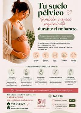 Cartel matrona suelo pélvico-adaptada